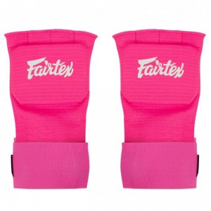 Боксерские бинты Fairtex (HW-3 pink) ленивые